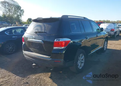 2012 Toyota Highlander Se V6 z USA, uszkodzony, nr VIN 5TDZK3EH5CS074887
